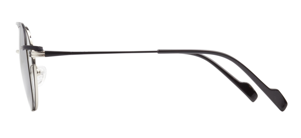 CARETTA Clipon Teenage Man,Woman,Unisex Round Full-Rimmed Metal Unfiltered CRTTA MTL 7504-C.02